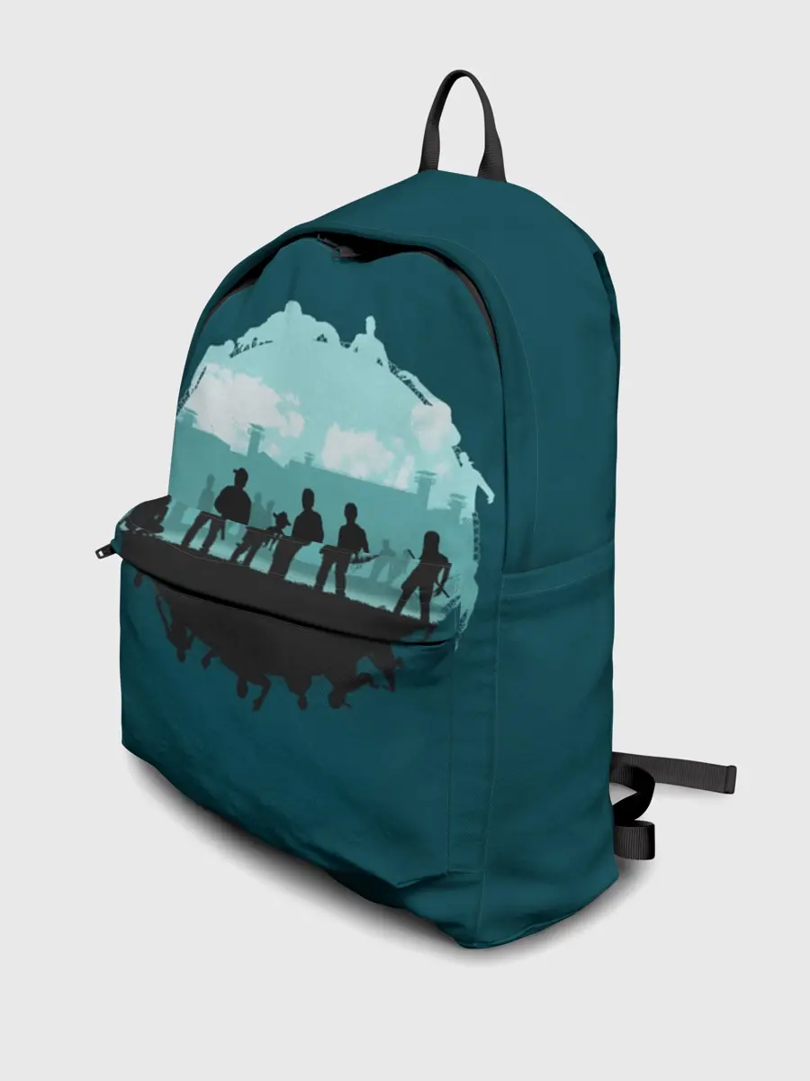 Рюкзак джинсовый / Ходячие Мертвецы