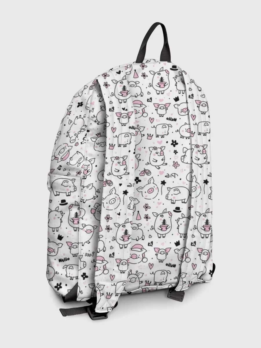 Рюкзак джинсовый / Новогодние поросята