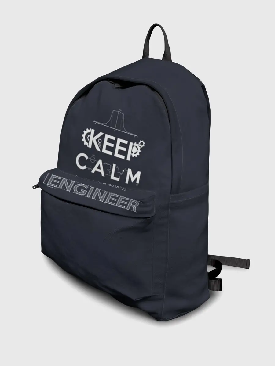 Рюкзак джинсовый / Keep Calm Engineer