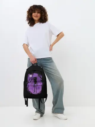 Рюкзак джинсовый / Minecraft Эндермен