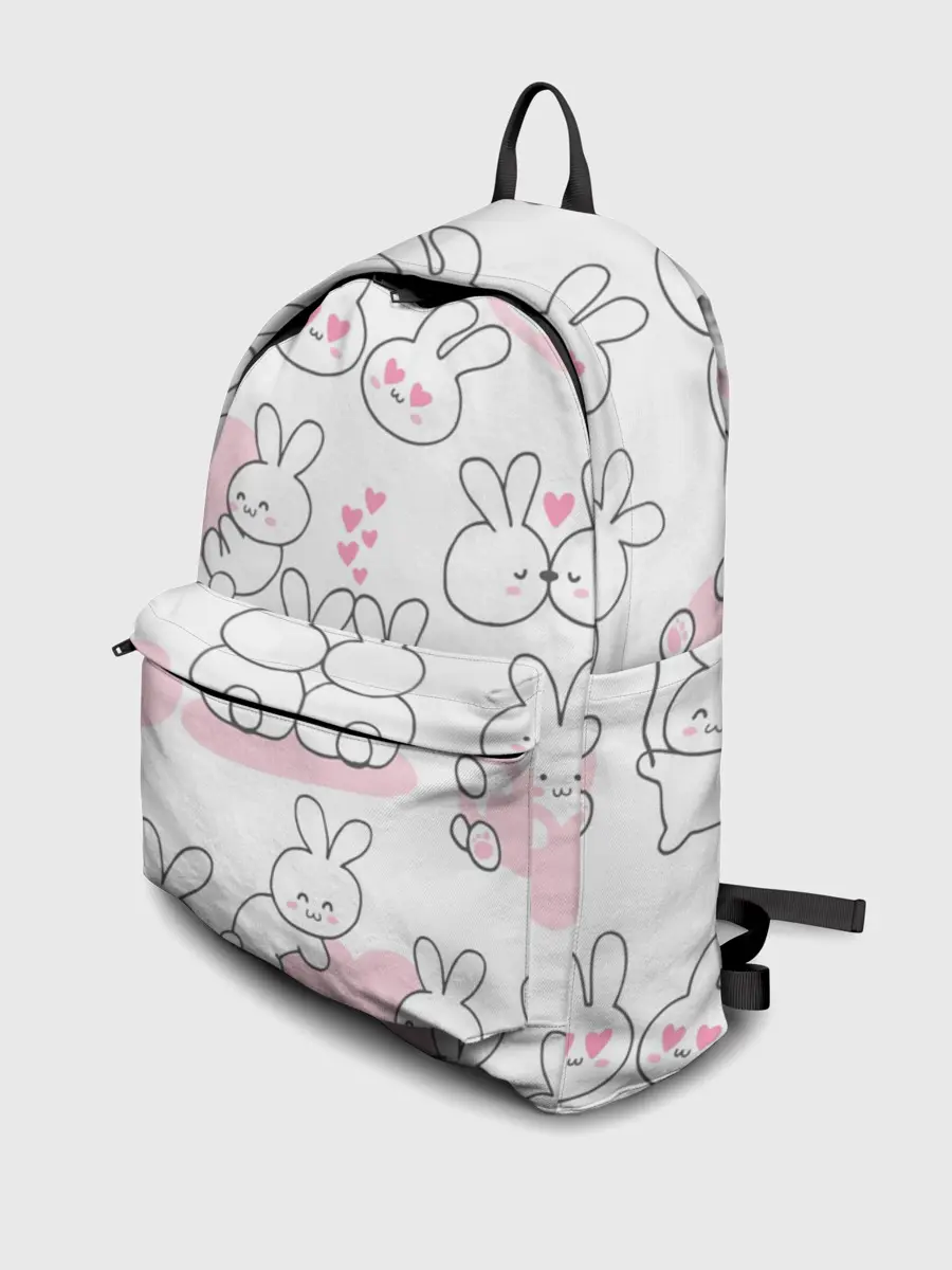 Рюкзак джинсовый / Зайки любовь