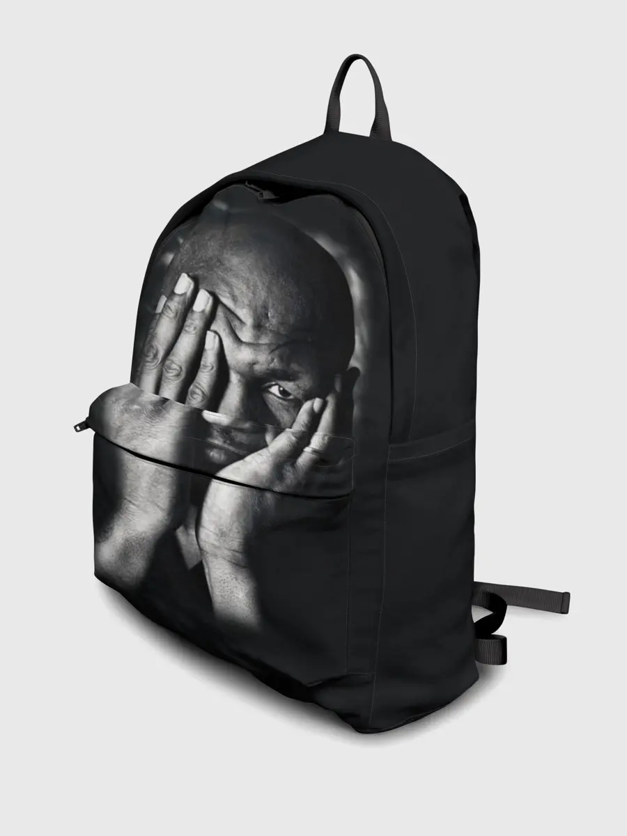 Рюкзак джинсовый / Майк Тайсон