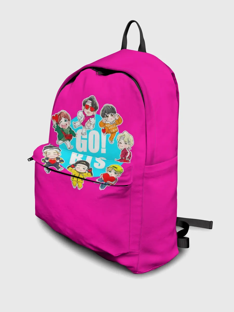 Рюкзак джинсовый / GO! BTS