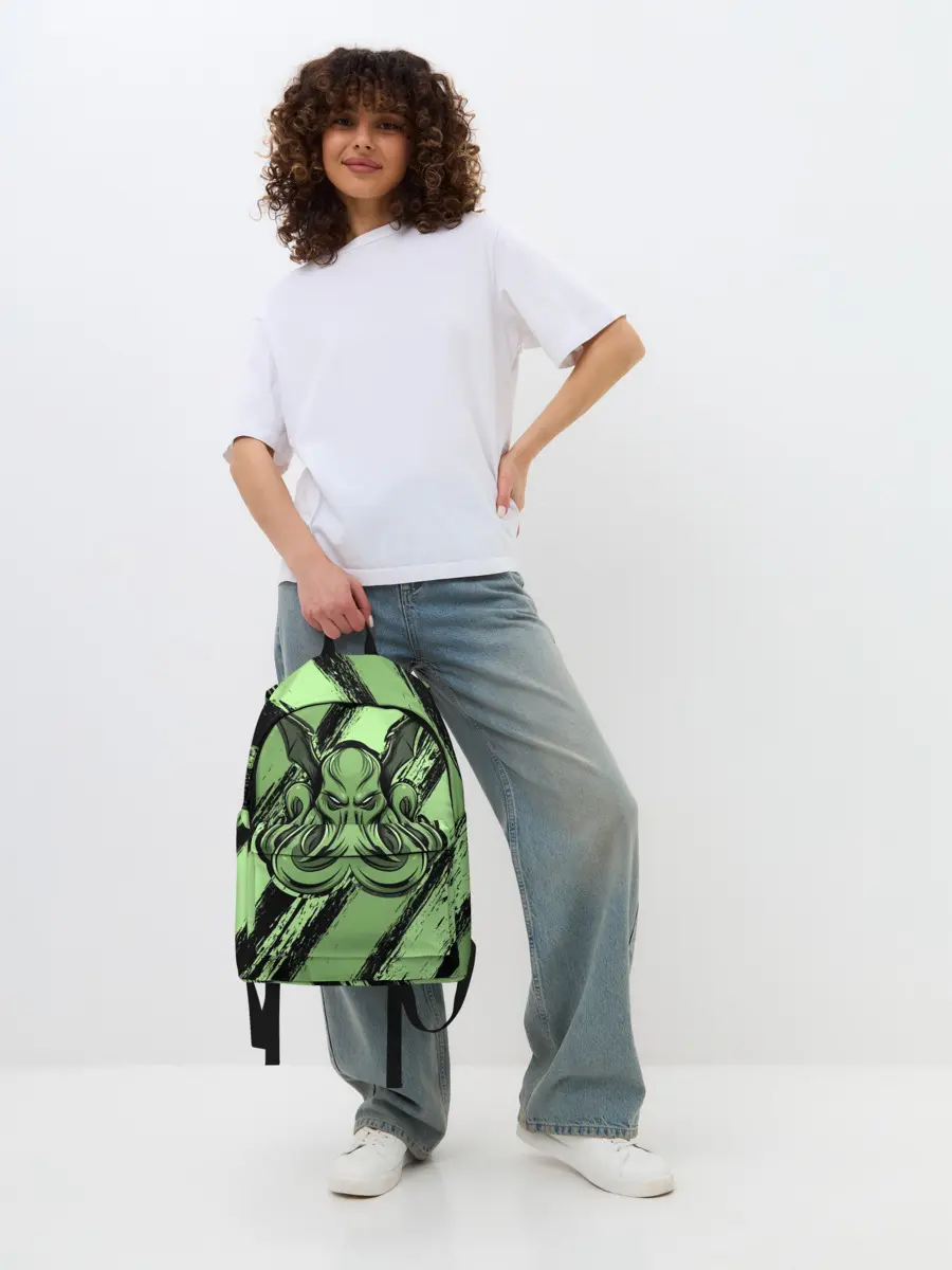 Рюкзак джинсовый / Ктулху