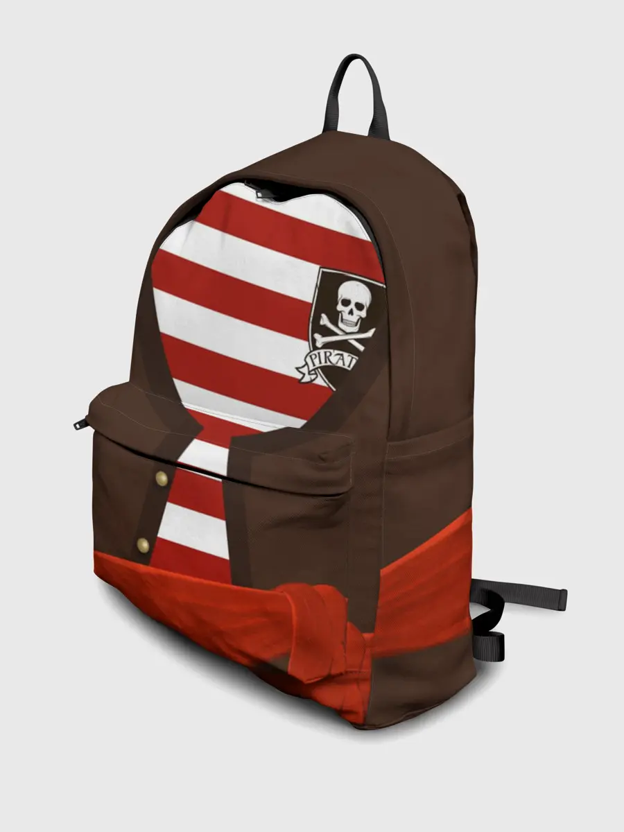 Рюкзак джинсовый / Костюм пирата в красную полоску