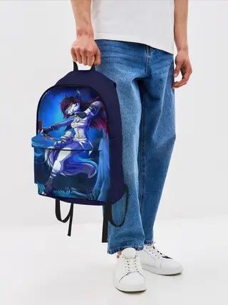 Рюкзак джинсовый / Furry warrior