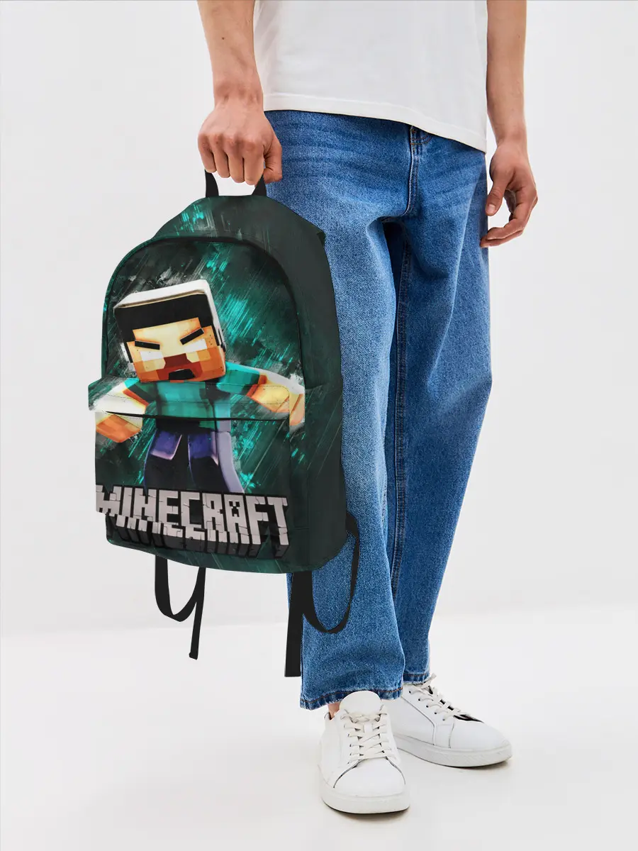 Рюкзак джинсовый / MINECRAFT