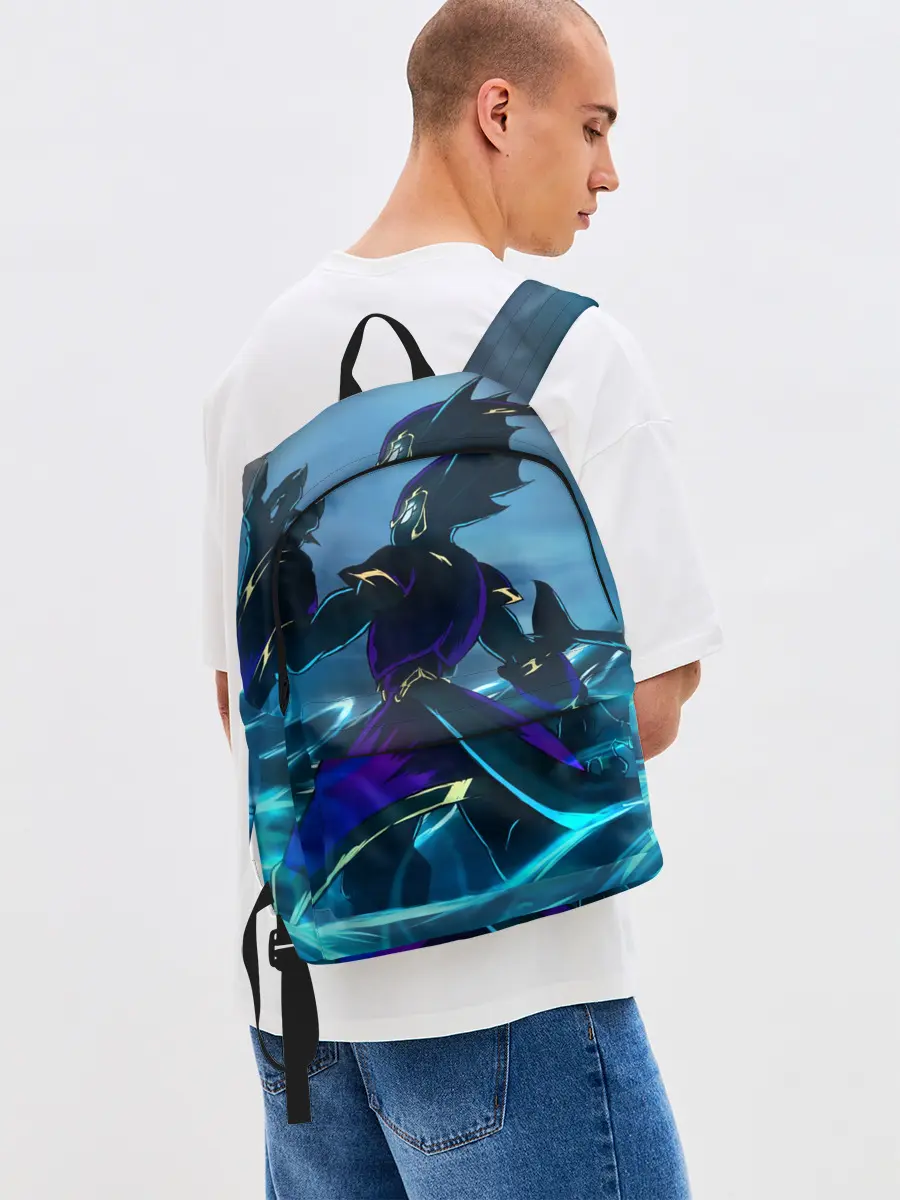 Рюкзак джинсовый / Демон