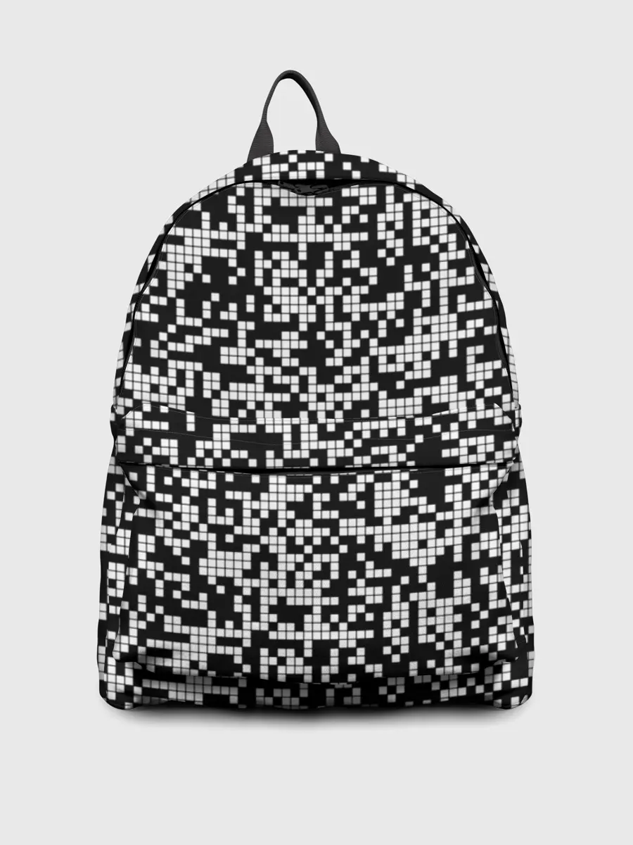 Рюкзак джинсовый / Пиксельная Текстура