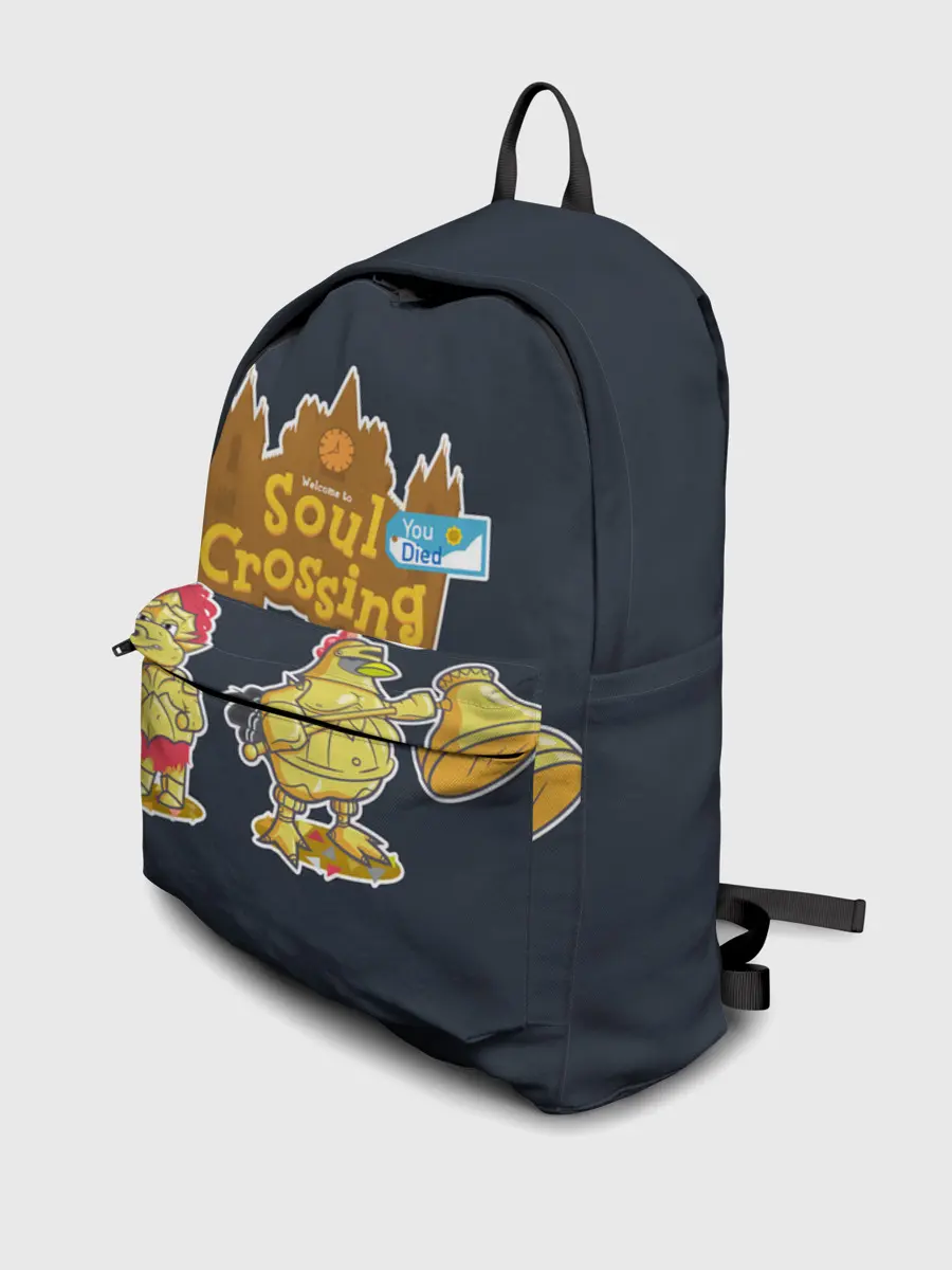 Рюкзак джинсовый / Animal crossing x Dark Souls