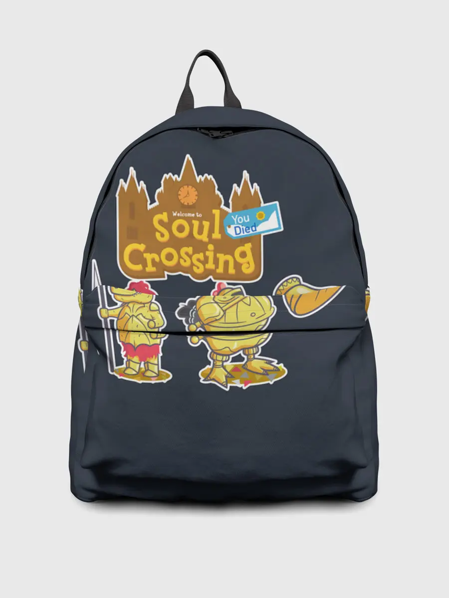 Рюкзак джинсовый / Animal crossing x Dark Souls