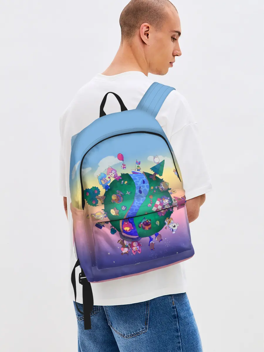 Рюкзак джинсовый / Animal crossing world