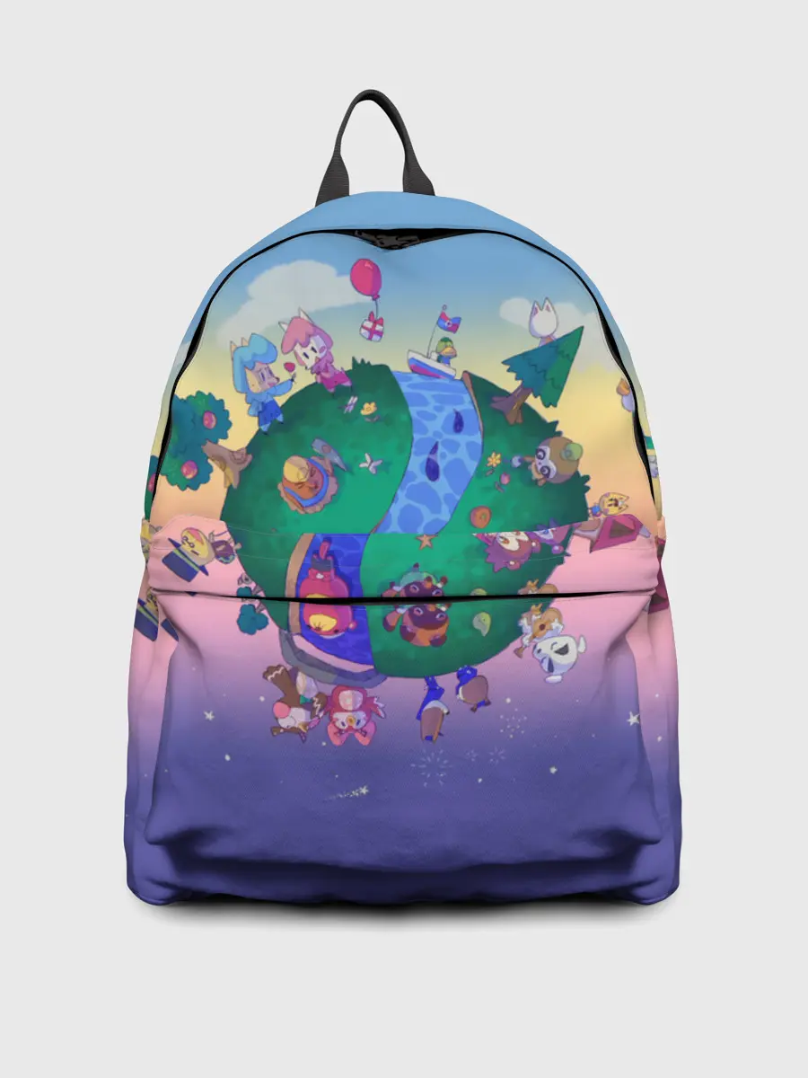 Рюкзак джинсовый / Animal crossing world