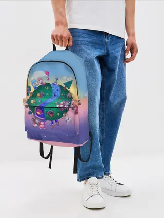 Рюкзак джинсовый / Animal crossing world