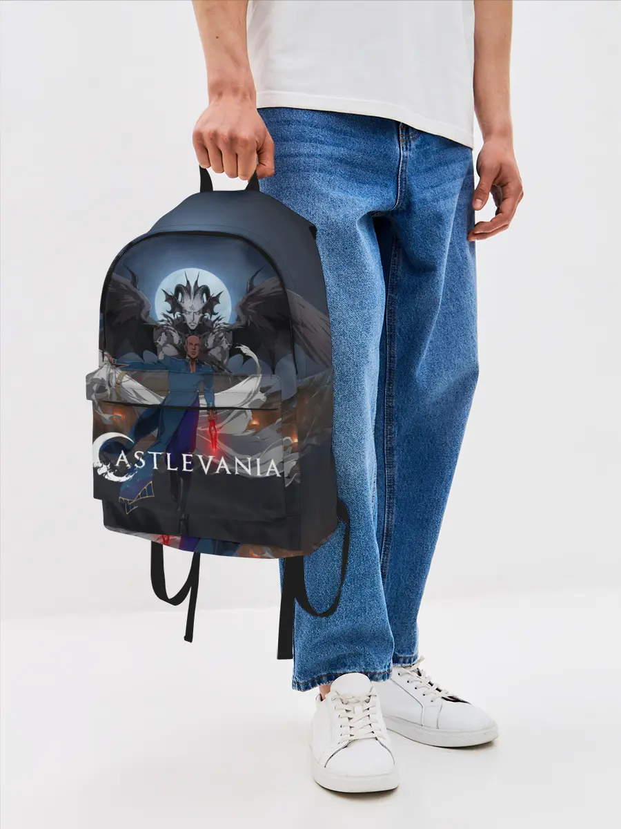 Рюкзак джинсовый / Castlevania Исаак