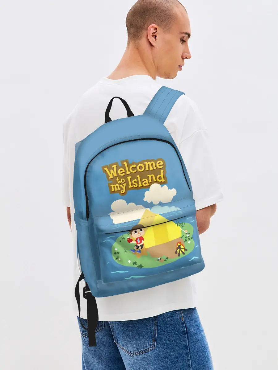 Рюкзак джинсовый / Мой остров