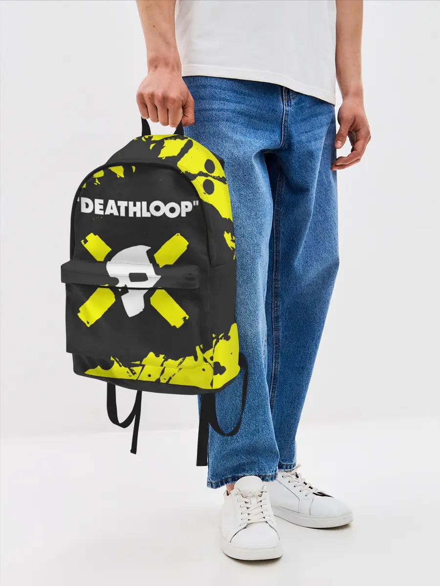 Рюкзак джинсовый / Deathloop - Paint