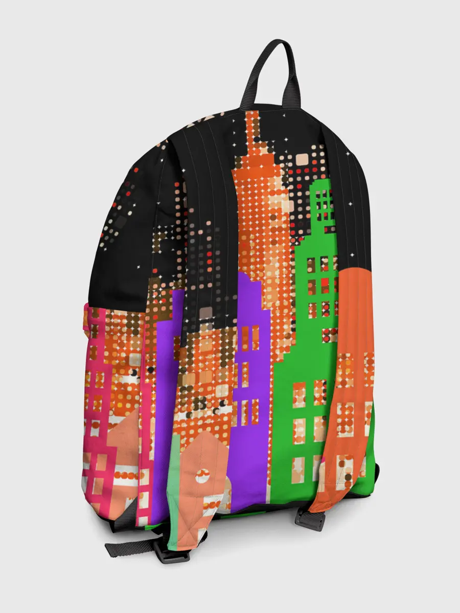 Рюкзак джинсовый / Ночной Город