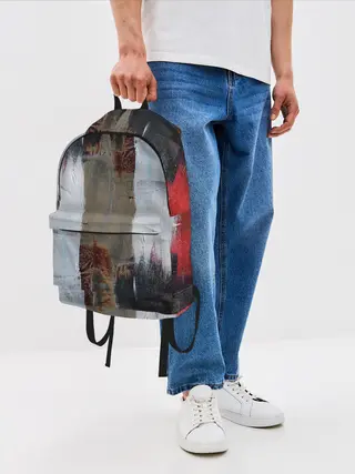 Рюкзак джинсовый / Абстракция Красок