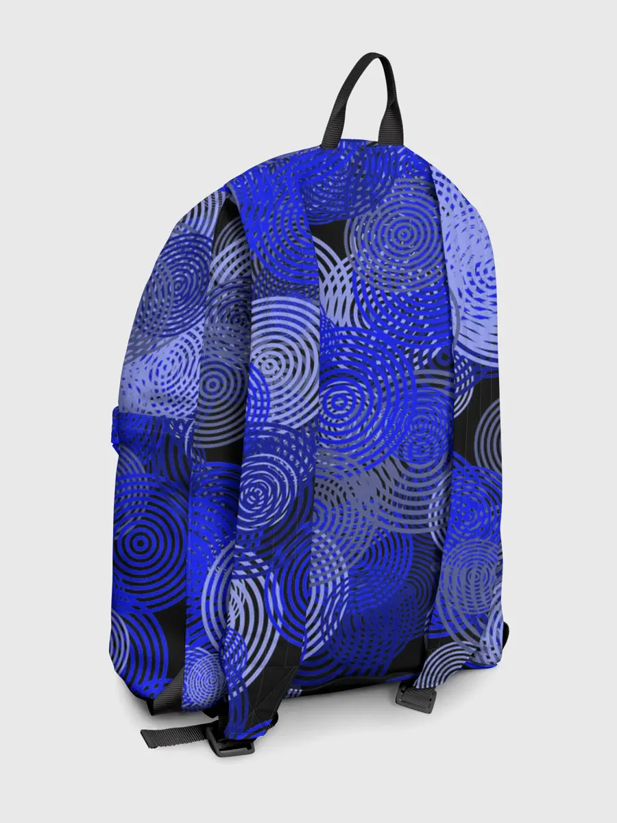 Рюкзак джинсовый / Синие круги