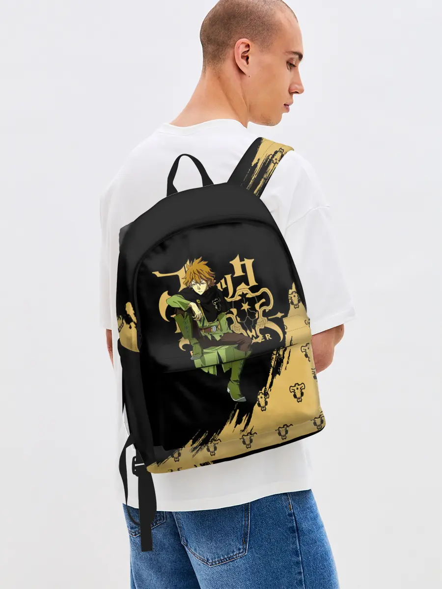 Рюкзак джинсовый / Финрал Ролкейс | Чёрный Клевер