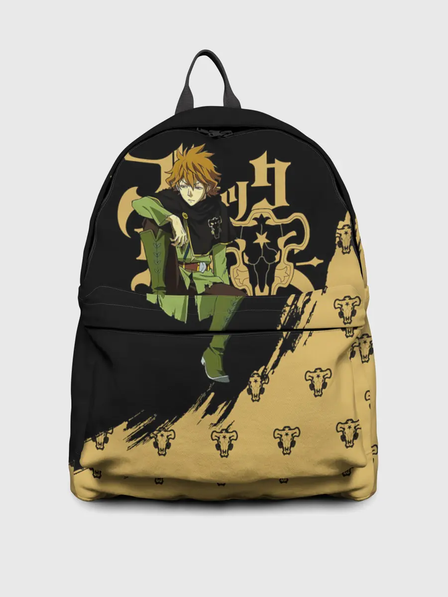 Рюкзак джинсовый / Финрал Ролкейс | Чёрный Клевер