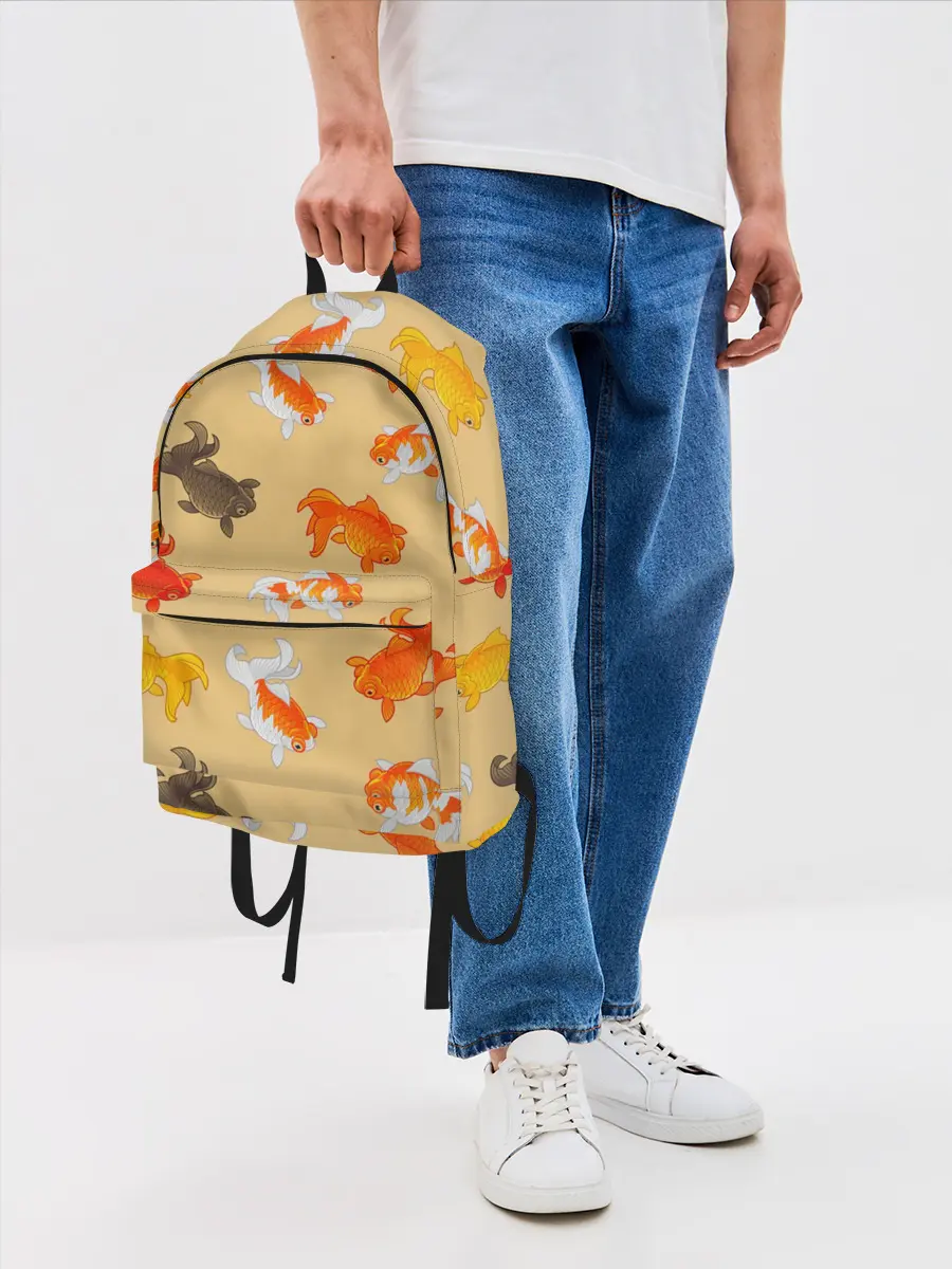 Рюкзак джинсовый / Рыбки