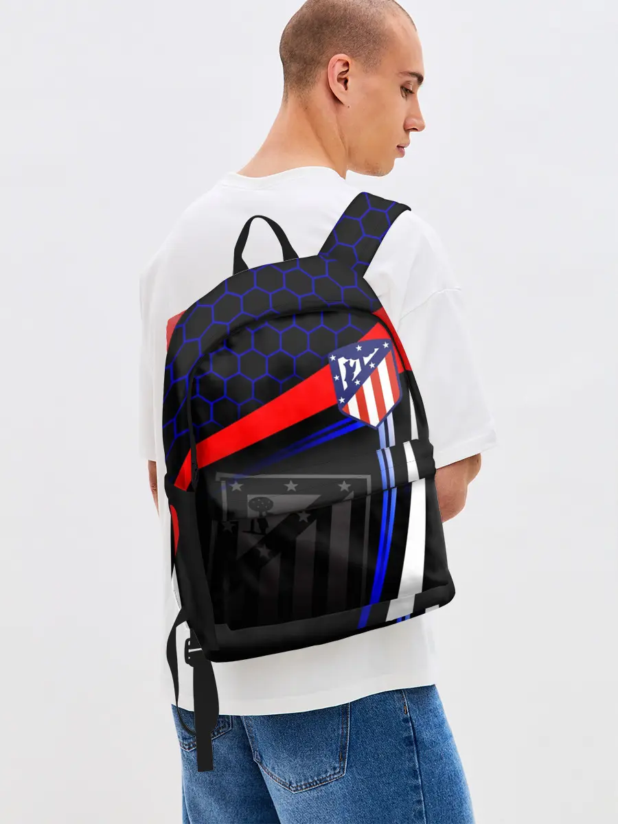 Рюкзак джинсовый / АТЛЕТИКО МАДРИД / ATLETICO