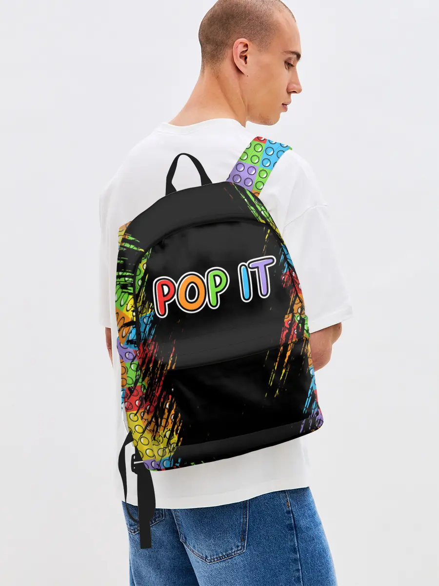 Рюкзак джинсовый / POP IT / SIMPLE DIMPLE