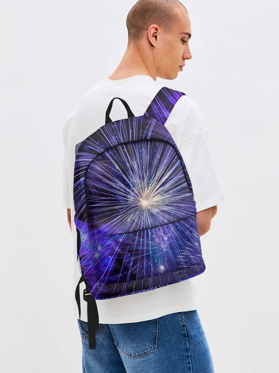 Рюкзак джинсовый / Фейерверк