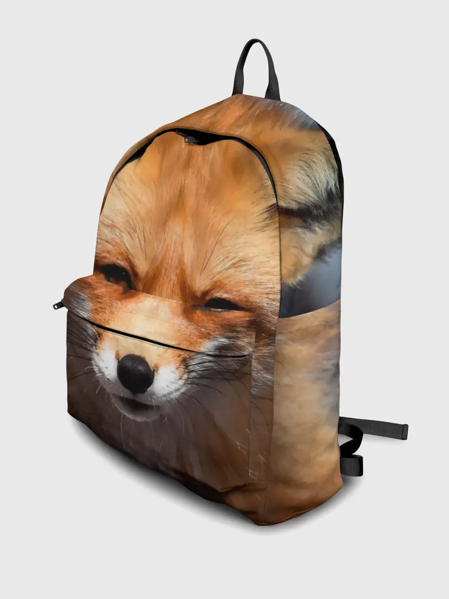 Рюкзак джинсовый / Хитрая лисица