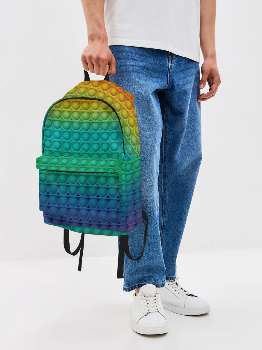 Рюкзак джинсовый / POP IT | СИМПЛ ДИМПЛ