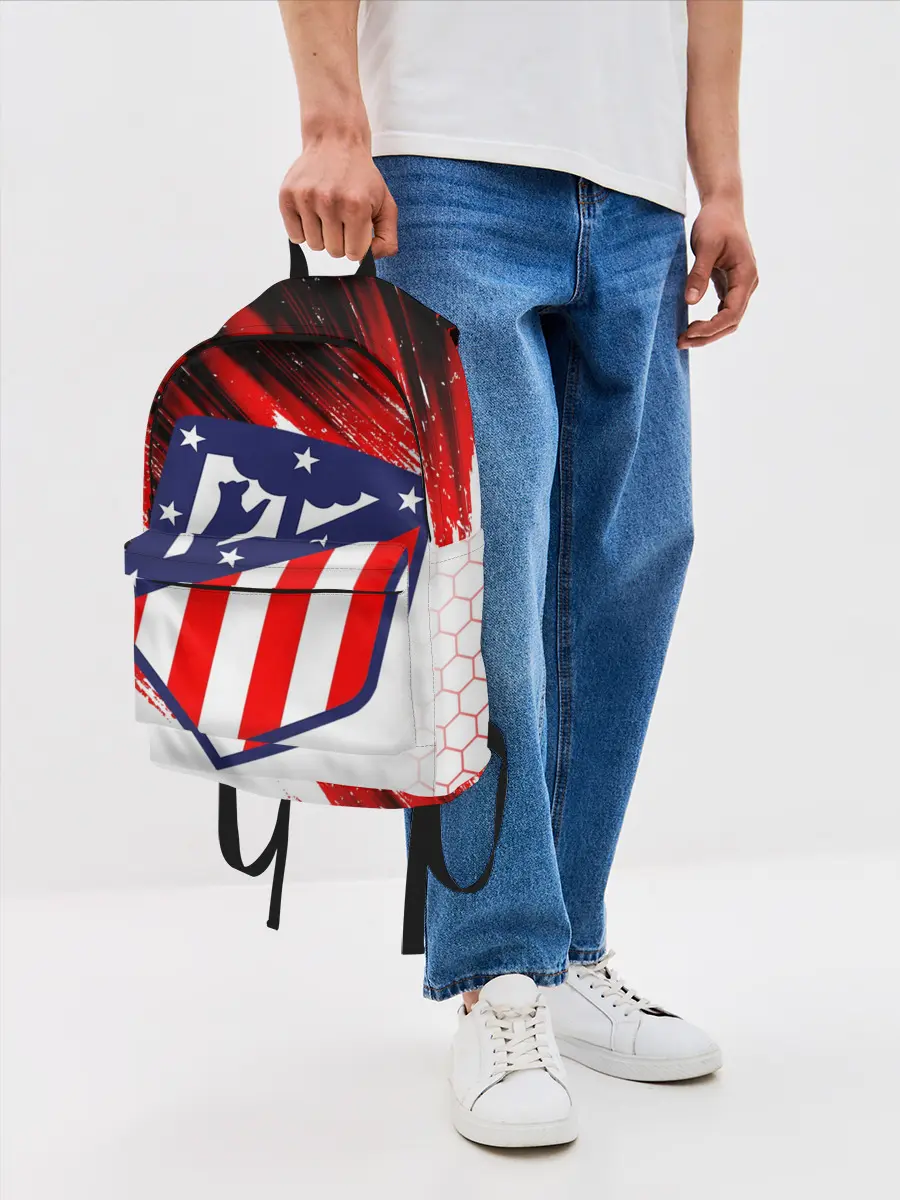 Рюкзак джинсовый / ATLETICO DE MADRID / АТЛЕТИКО