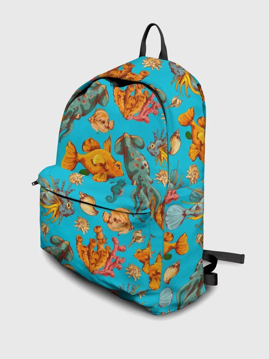 Рюкзак джинсовый / Подводный мир