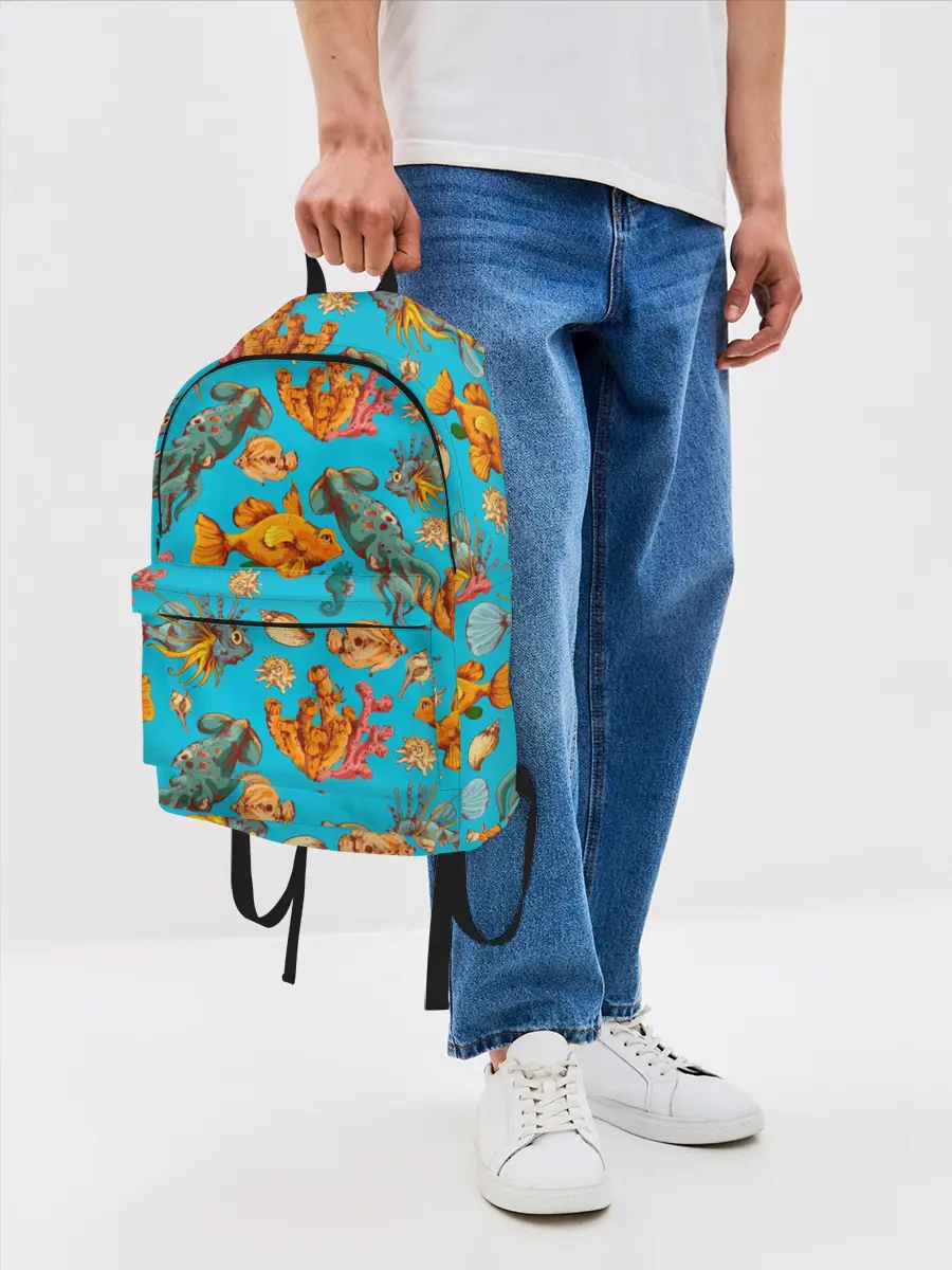 Рюкзак джинсовый / Подводный мир
