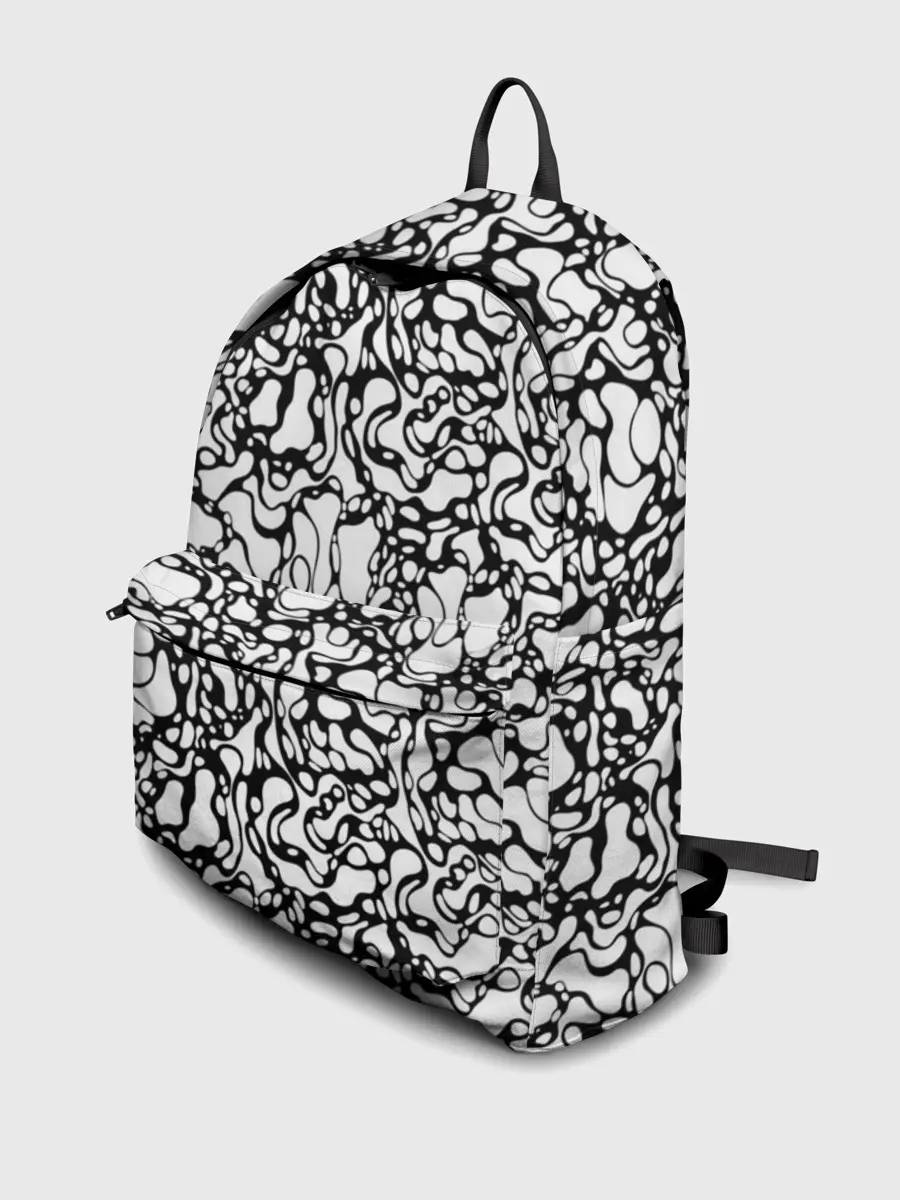 Рюкзак джинсовый / Абстрактная жидкость