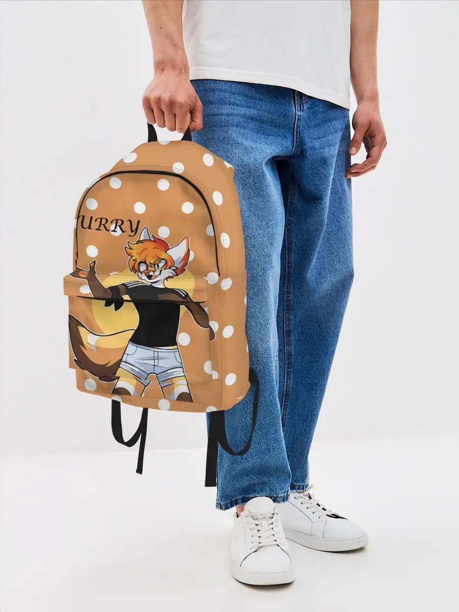 Рюкзак джинсовый / Furry fox guy