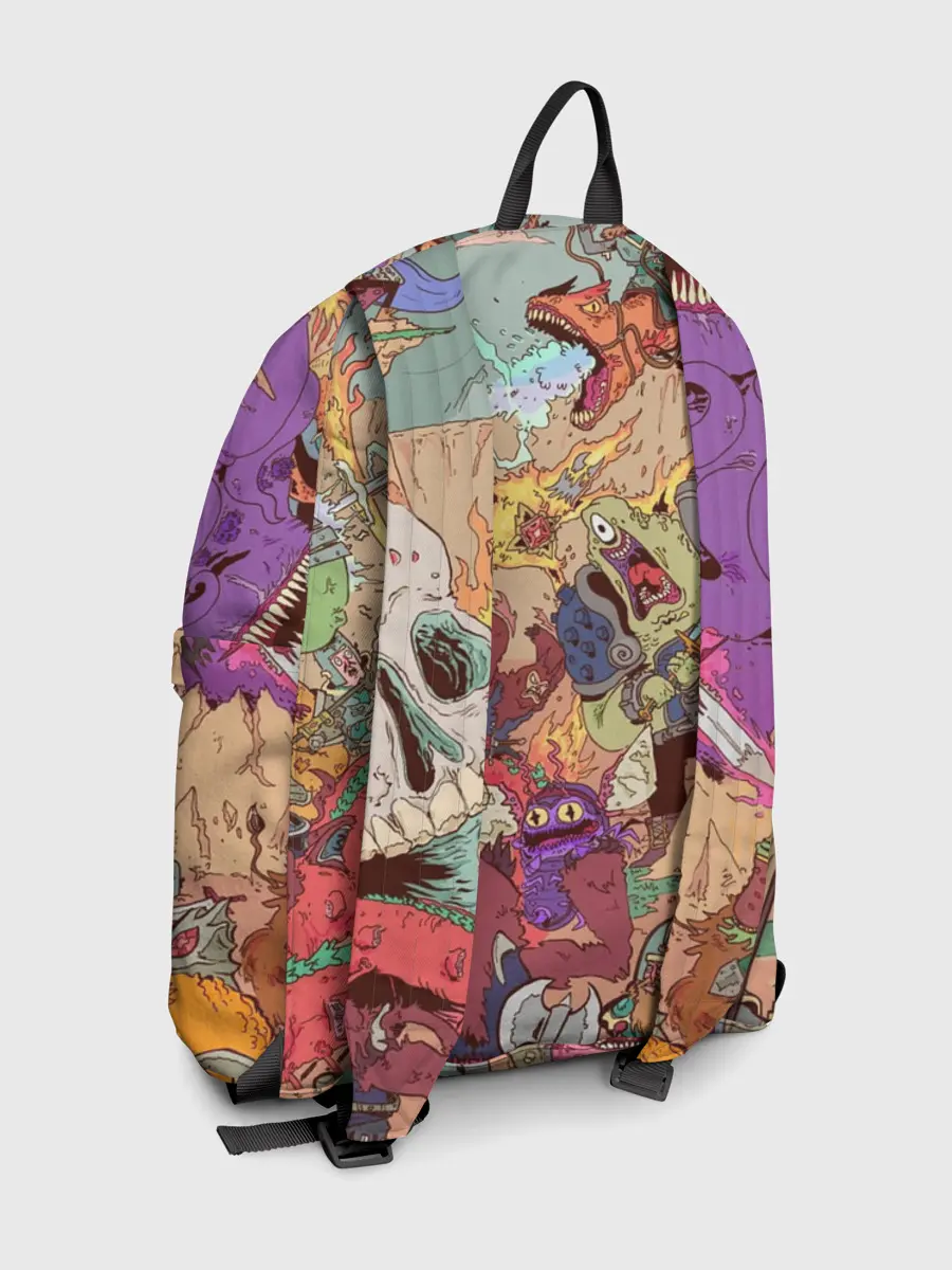 Рюкзак джинсовый / MONSTER WAR | СЮРРЕАЛИЗМ