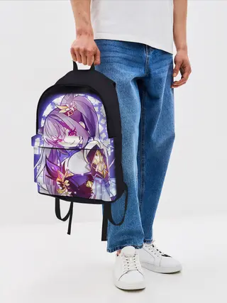 Рюкзак джинсовый / Keqing - Genshin Impact