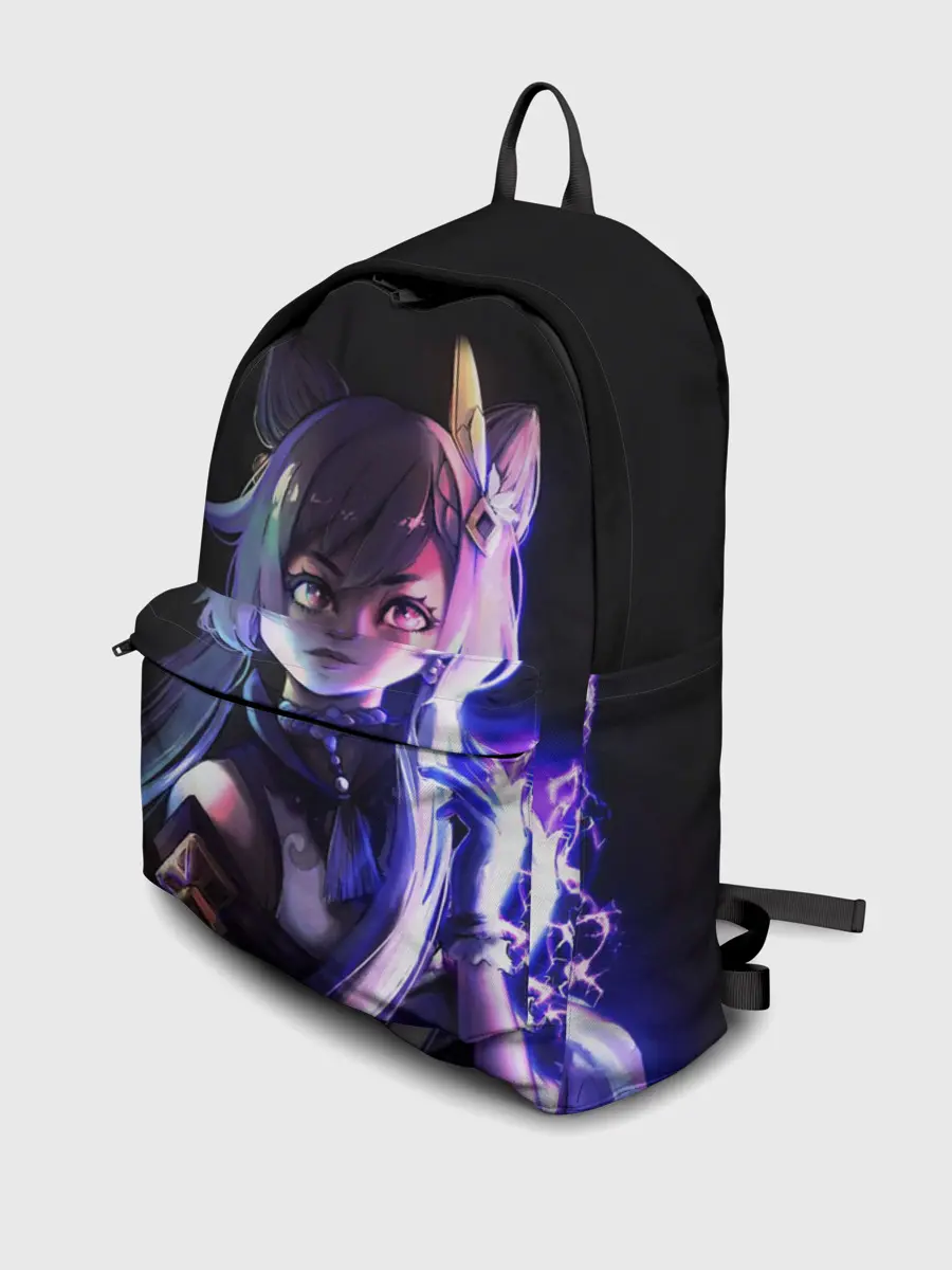 Рюкзак джинсовый / Keqing - Геншин Импакт