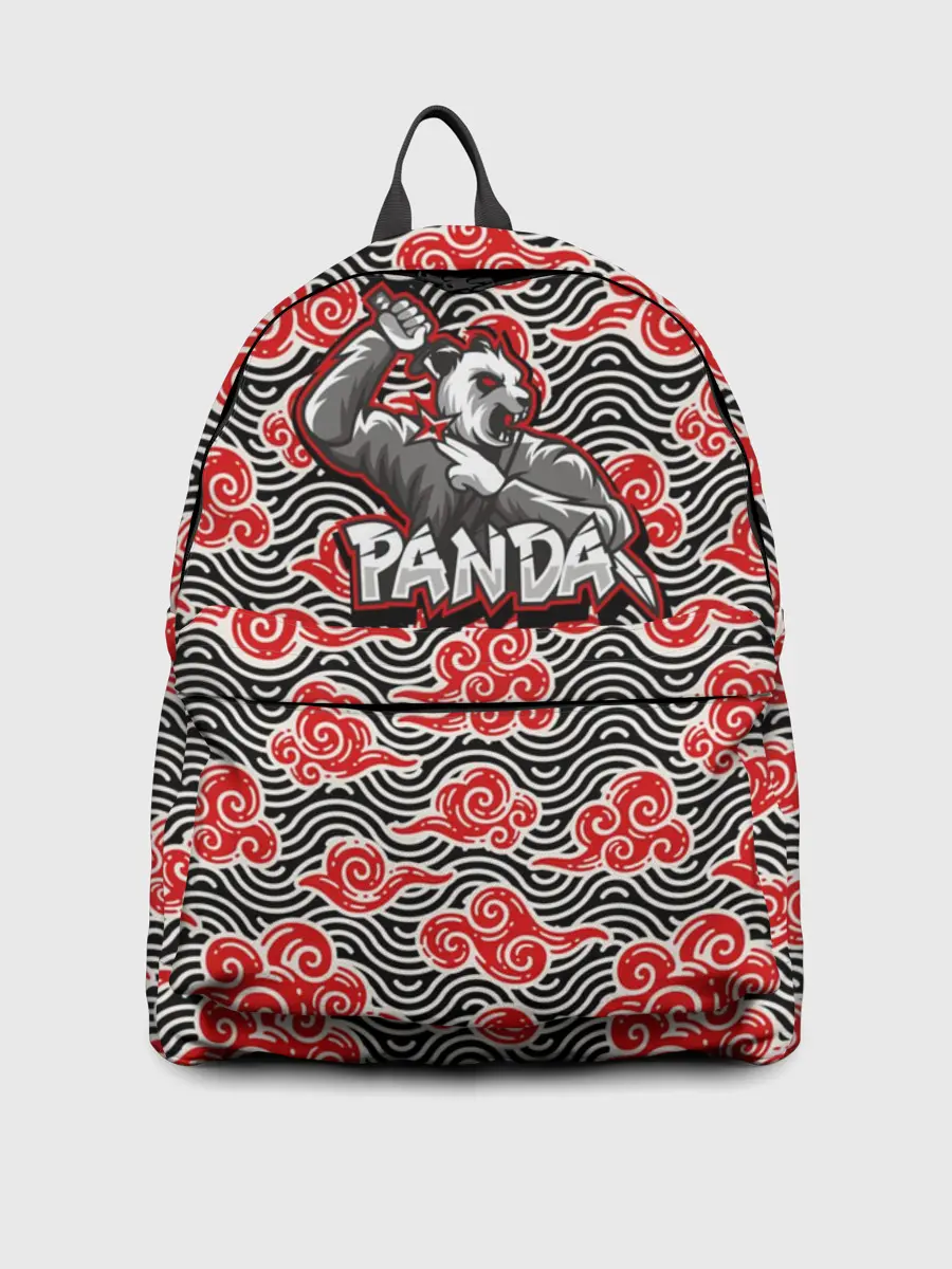 Рюкзак джинсовый / Панда-ниндзя