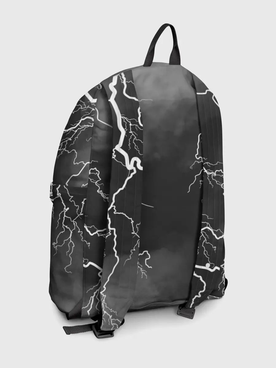 Рюкзак джинсовый / METALLICA РАЗРЯД МОЛНИИ