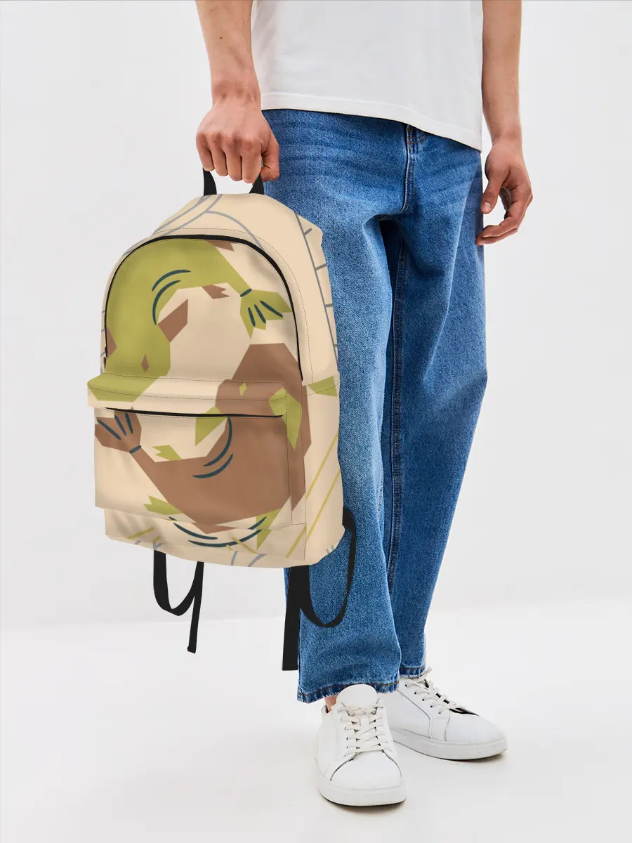 Рюкзак джинсовый / Рыбы. Знаки зодиака, море