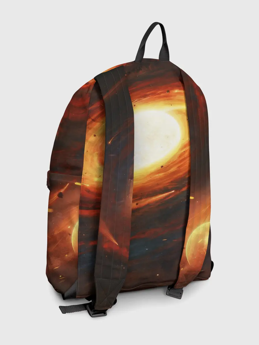 Рюкзак джинсовый / ГАЛАКТИКА / КОСМОС / СОЛНЦЕ