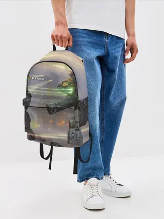 Рюкзак джинсовый / Боевая техника