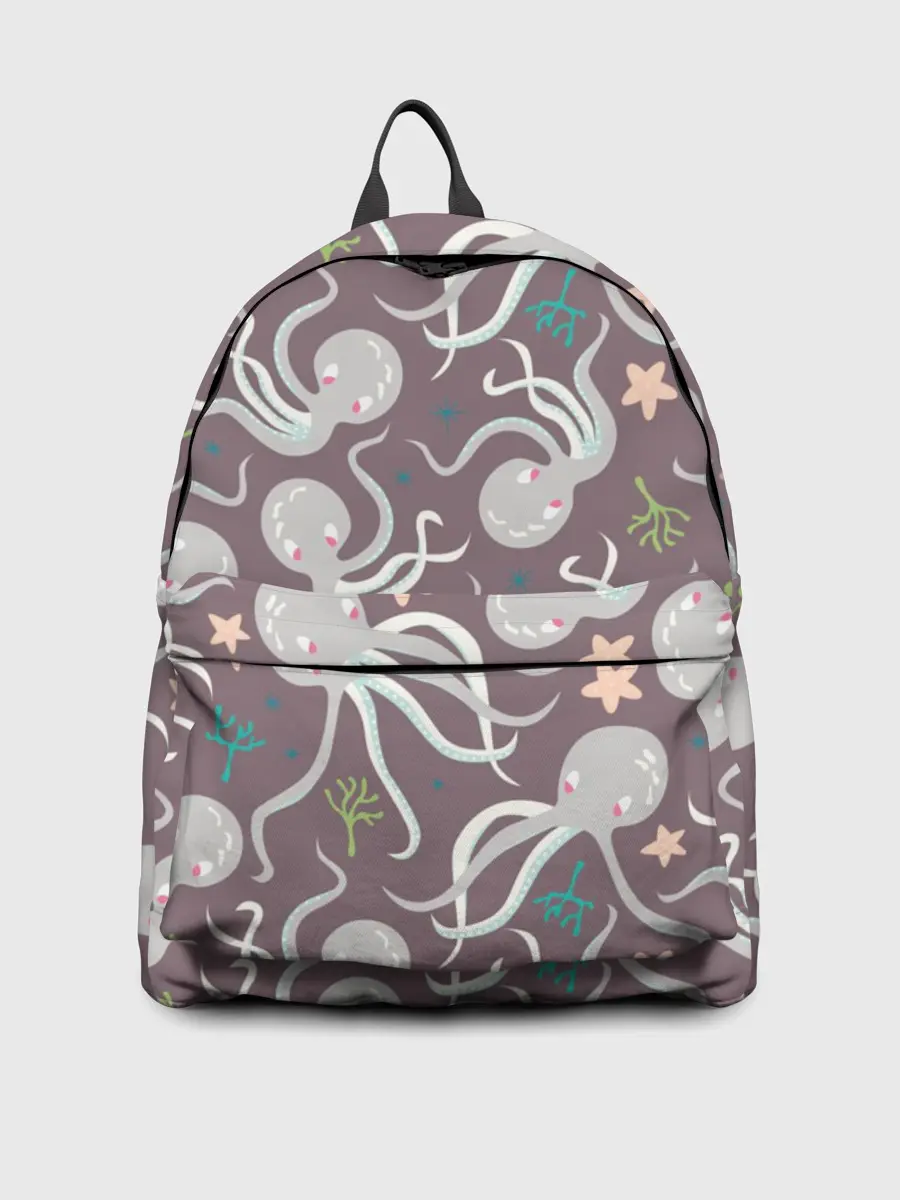 Рюкзак джинсовый / Осьминоги