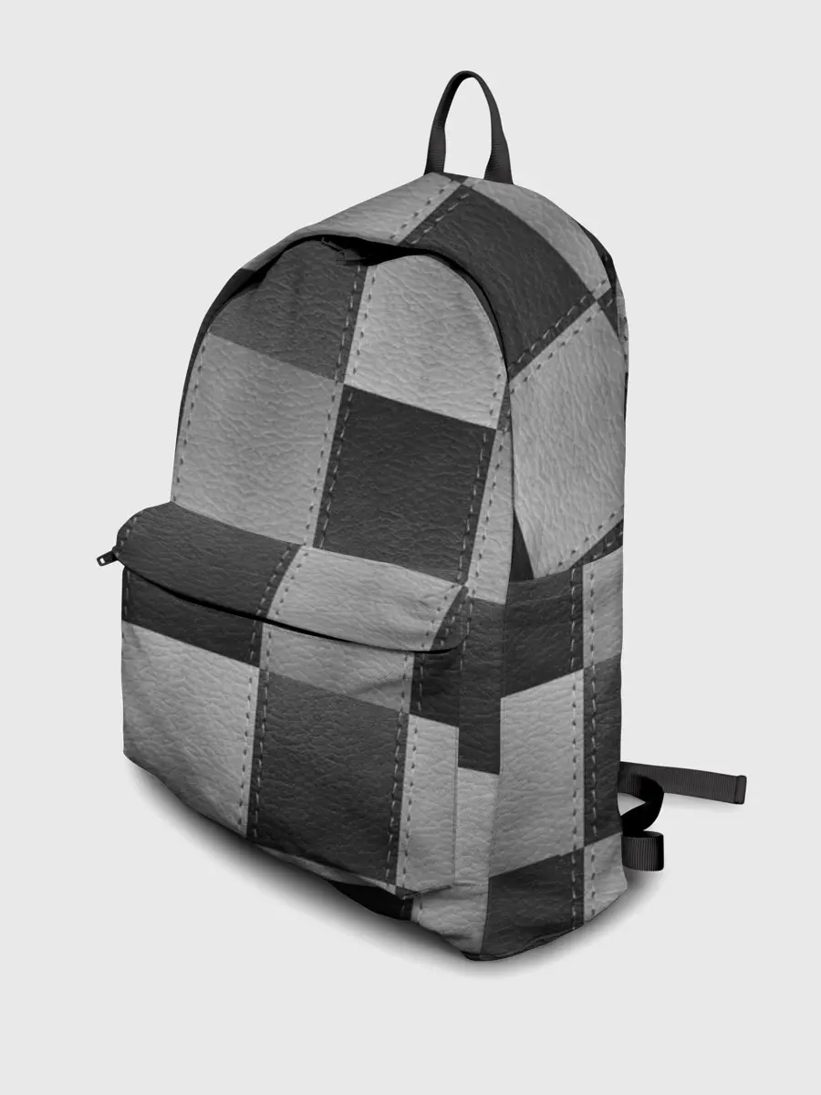 Рюкзак джинсовый / Пэчворк из Кожи