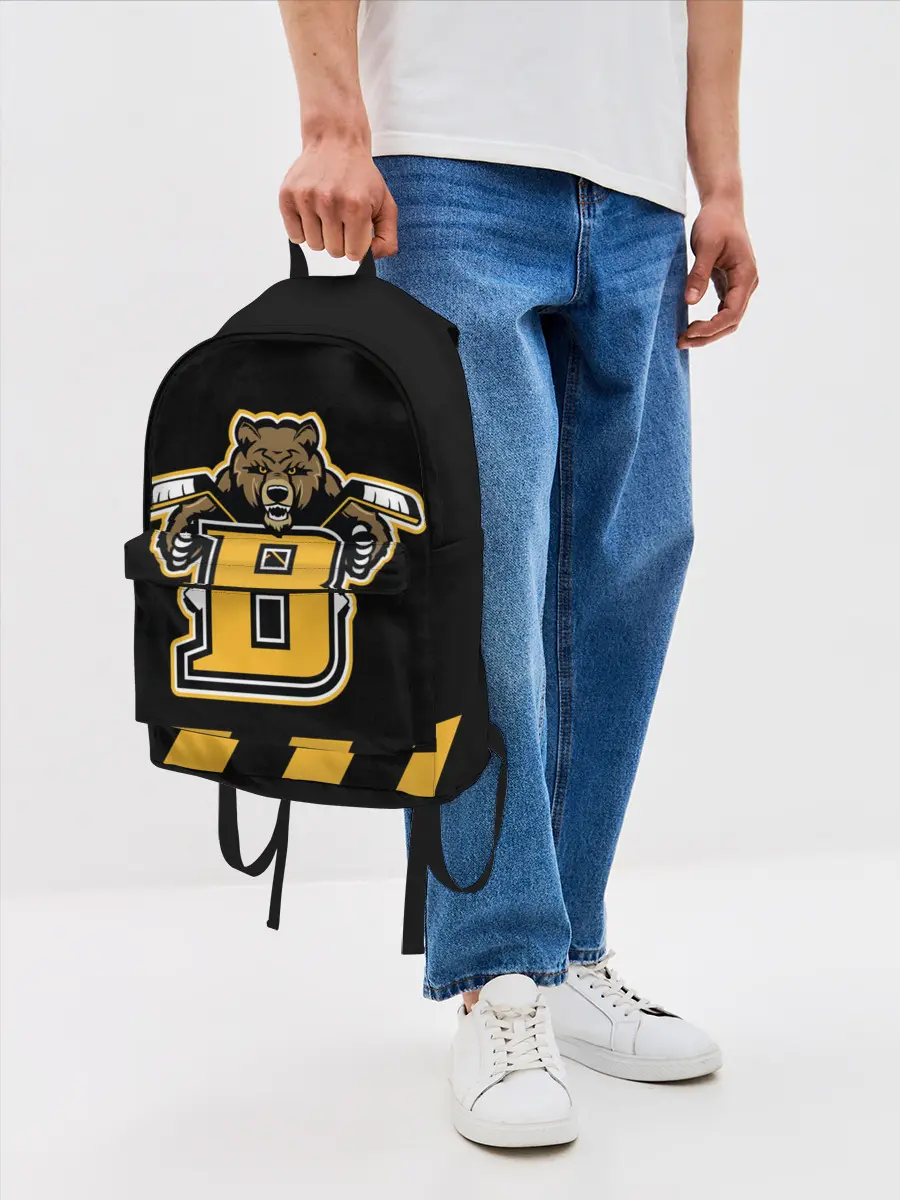Рюкзак джинсовый / BOSTON BRUINS