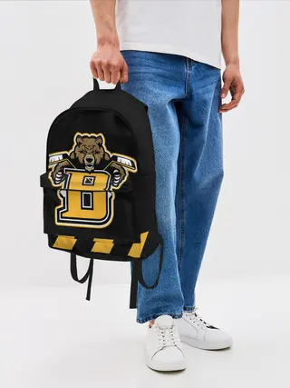 Рюкзак джинсовый / BOSTON BRUINS