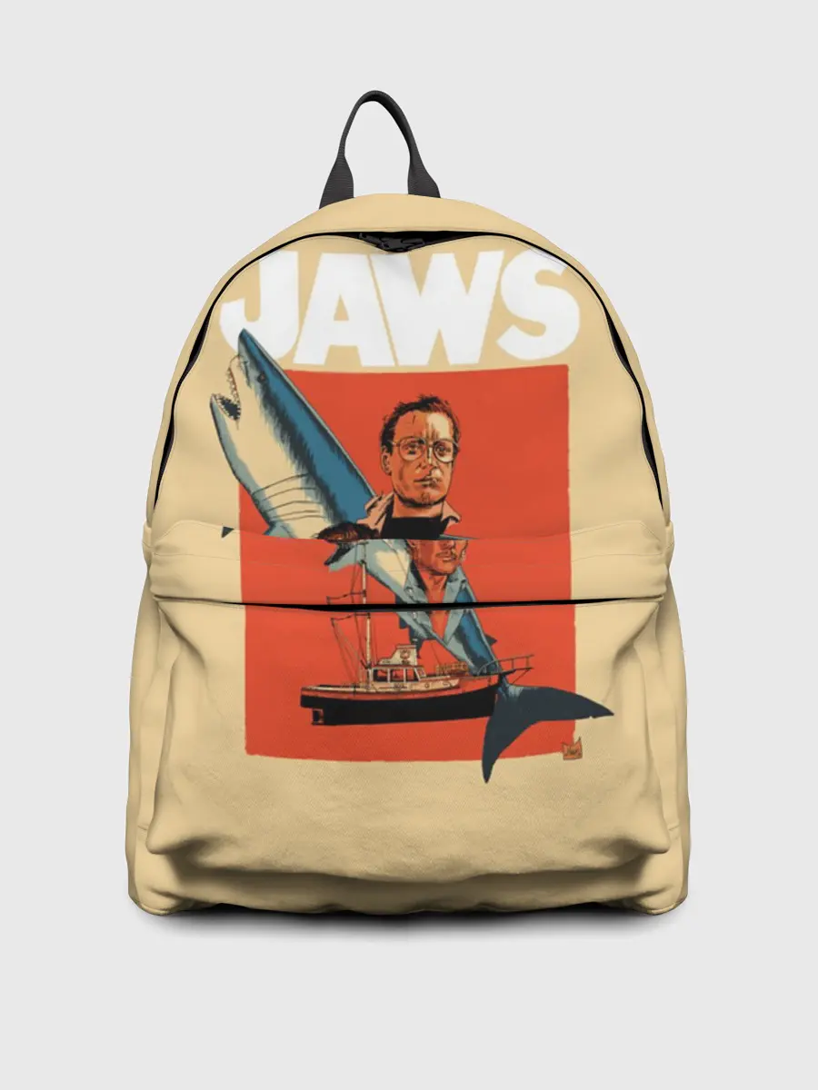 Рюкзак джинсовый / Челюсти